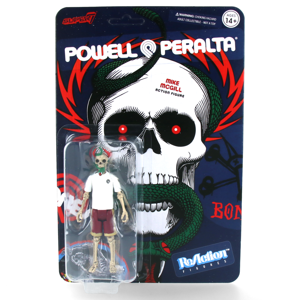 Mike McGill (Mt. Trashmore '85) - Powell Peralta ReAction Figures Wave 5