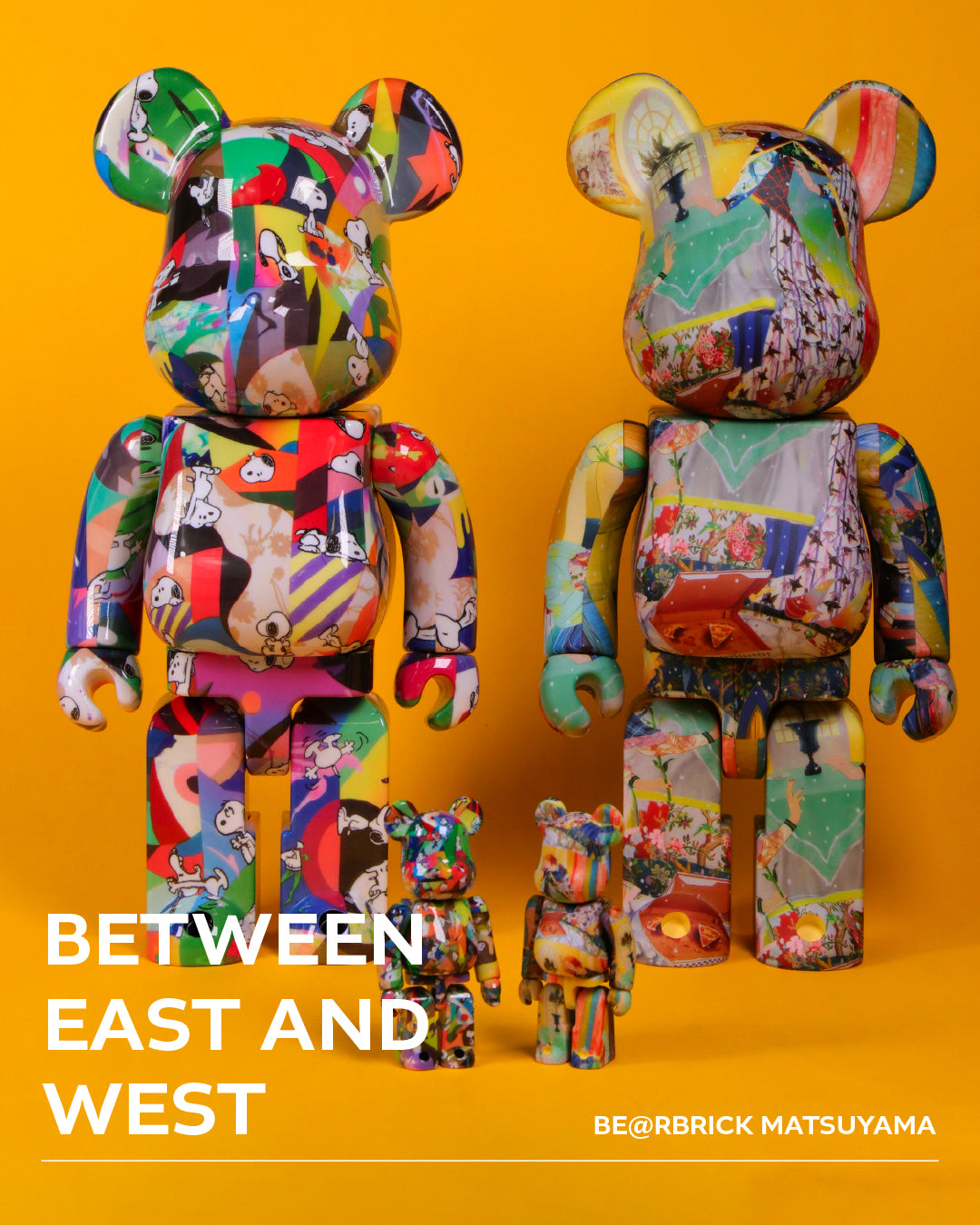 400% + 100% Bearbrick Tomakazu Matsuyama