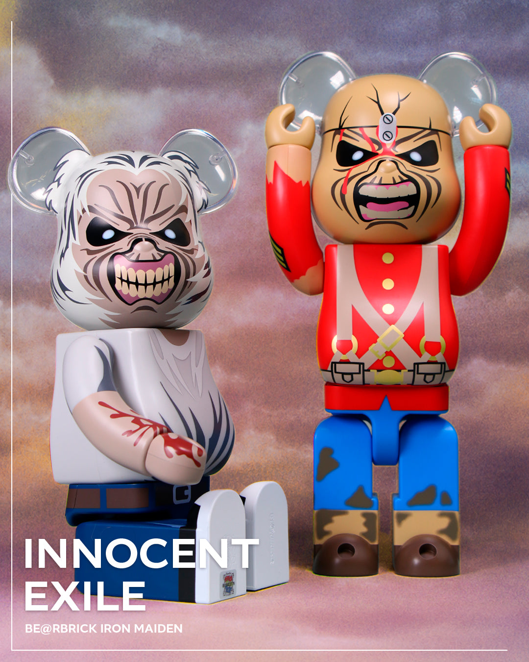 400% Bearbrick Iron Maiden Eddie Killers