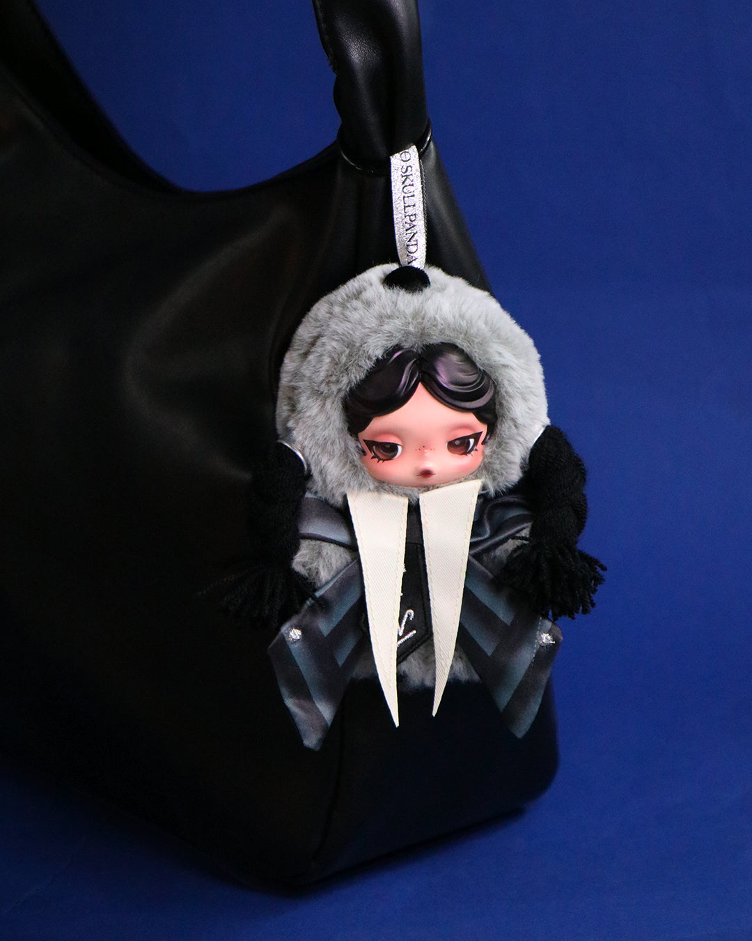 Skullpanda x Wednesday Plush (Nevermore Academy Uniform Version)