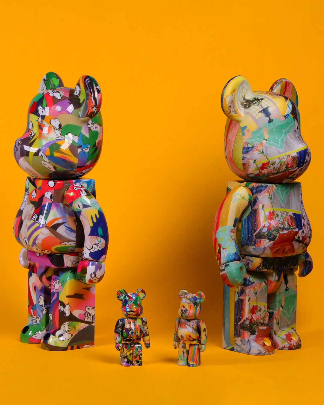 400% + 100% Bearbrick Tomakazu Matsuyama