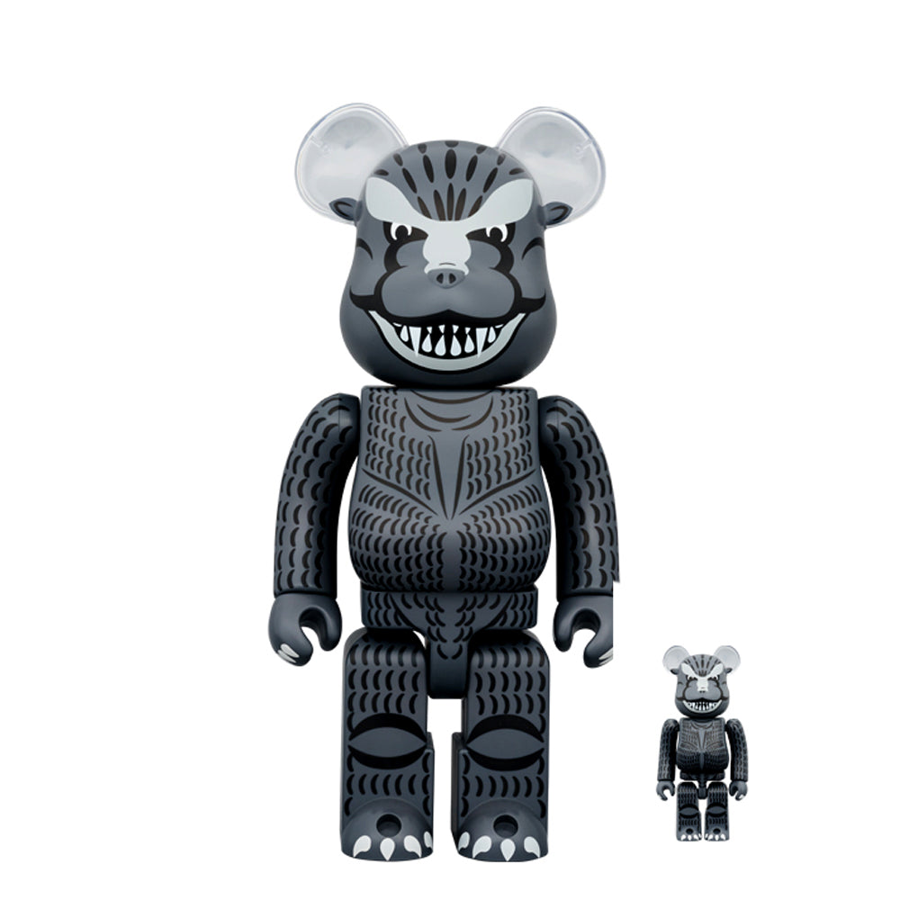 400% + 100% Bearbrick Godzilla (1954)