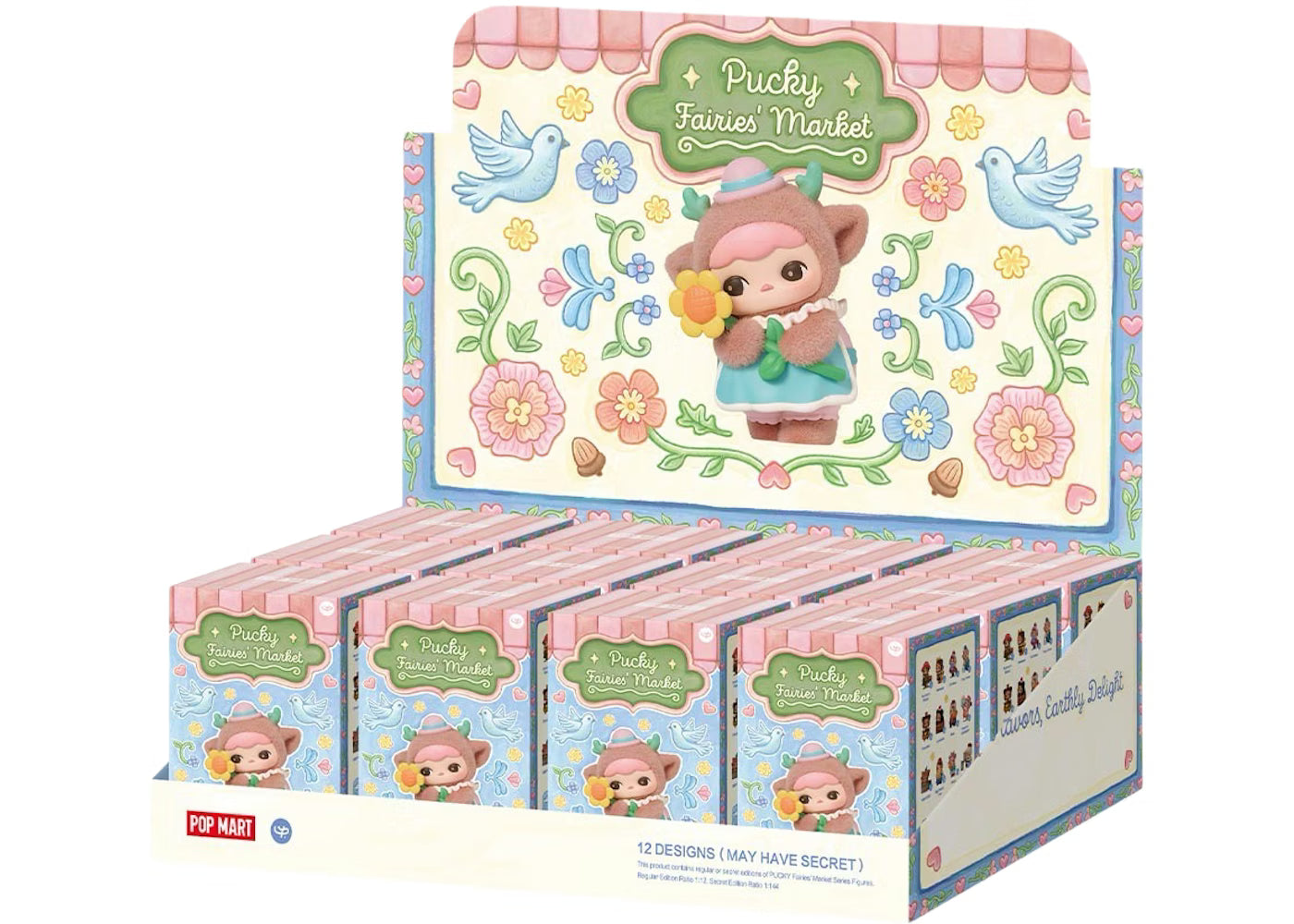 Pucky Fairies' Market Series Figures - Display (12 pcs)