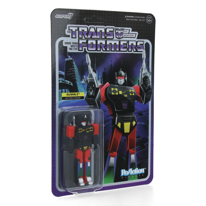 Transformers Reaction Rumble Rumble (Red) - Transformers wave 8 - ReAction Figures