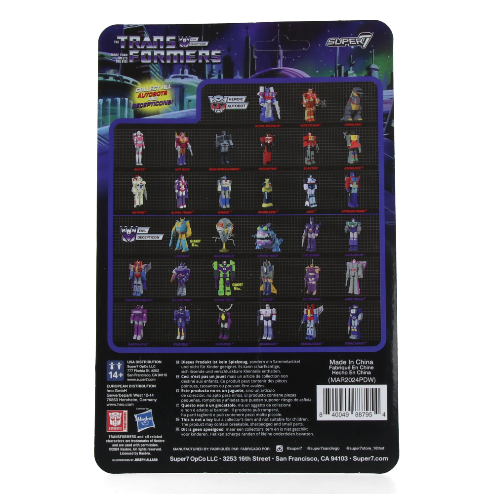 Rumble (Red) - Transformers wave 8 - ReAction Figures