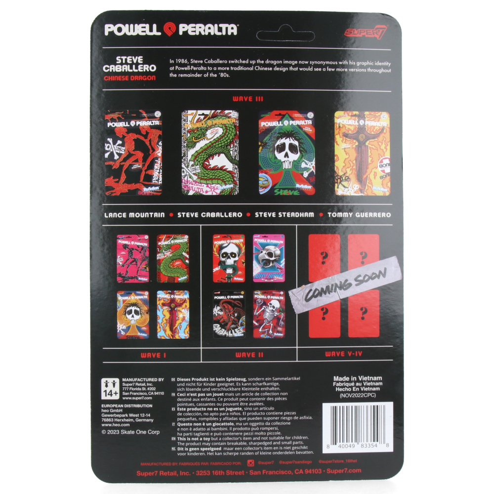 Powell-Peralta - ReAction Figure Wave 03 - Steve Caballero (Chinese Dragon)