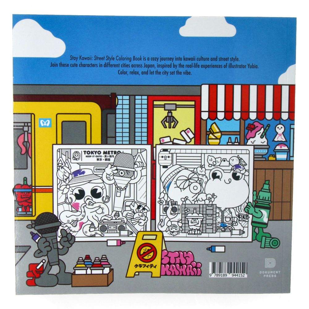 Stay Kawaii - Street Style Coloring Book