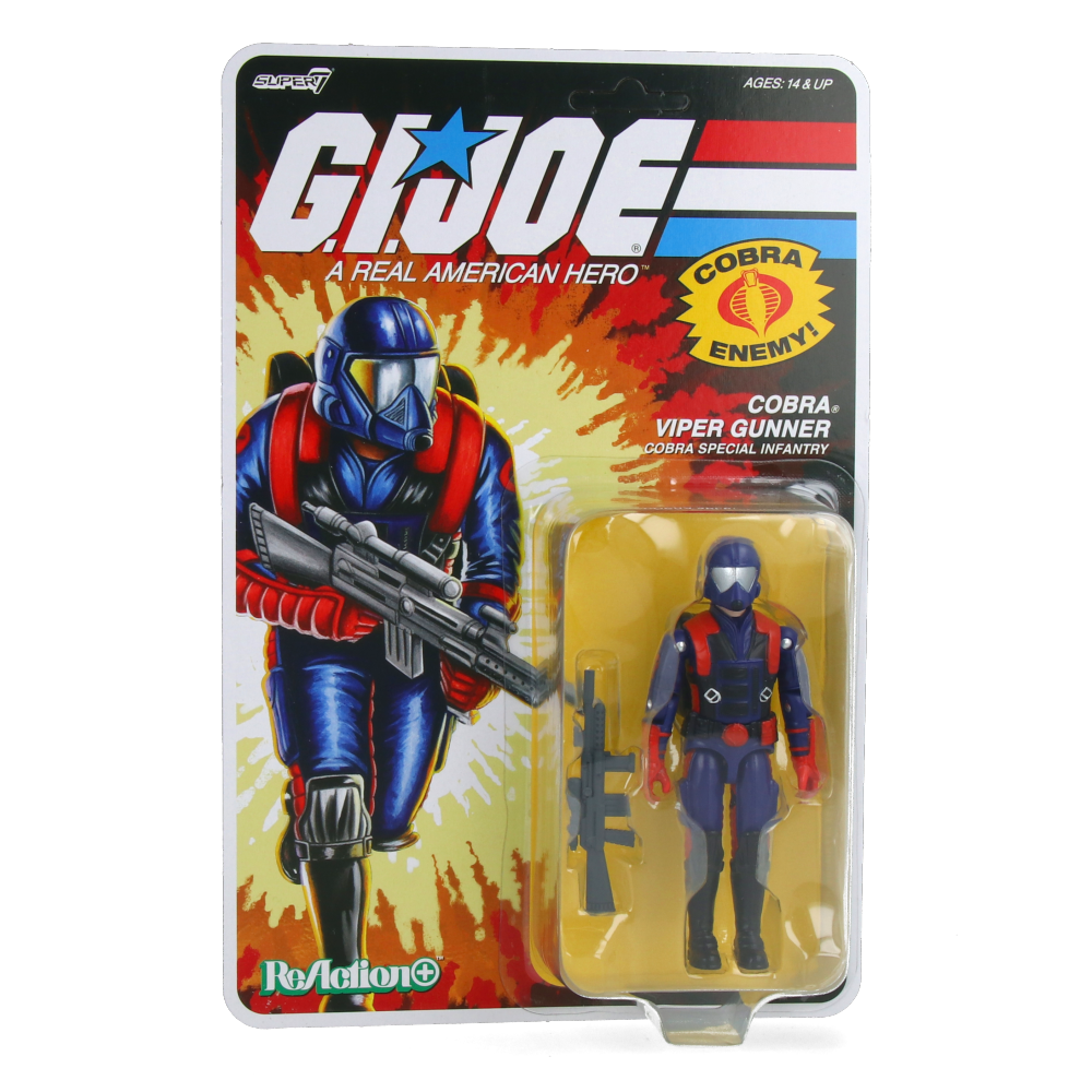 G.I. Joe ReAction+ Wave 9 - Cobra Viper Gunner