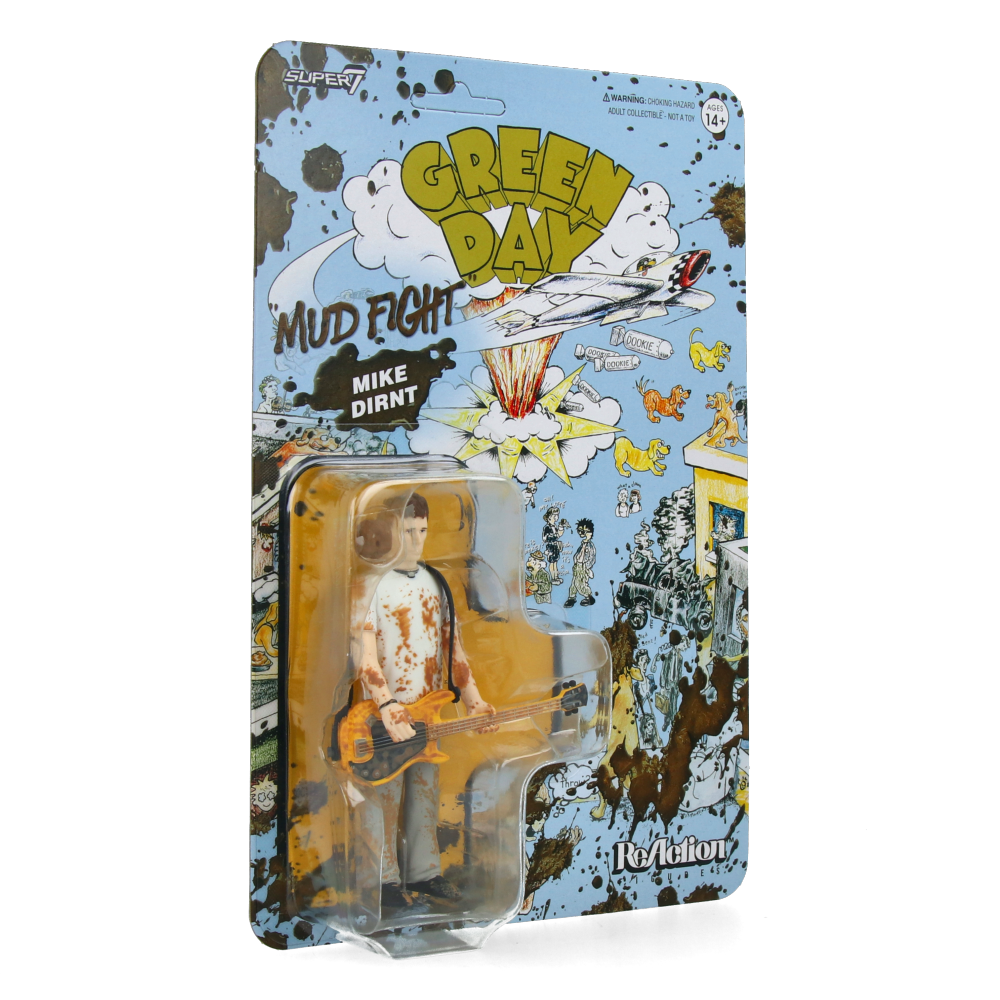 Mike Dirnt - Green Day ReAction Figures Wave 1 (Mud Fight)