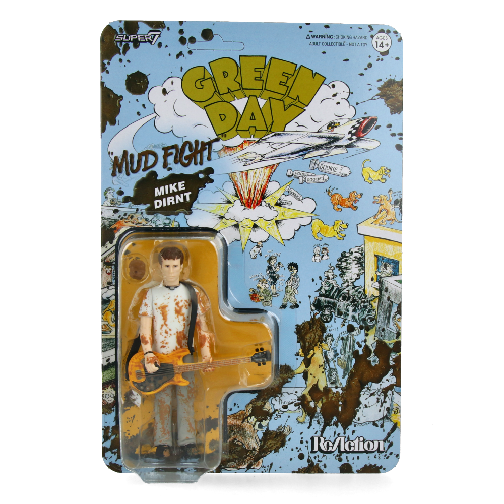 Mike Dirnt - Green Day ReAction Figures Wave 1 (Mud Fight)