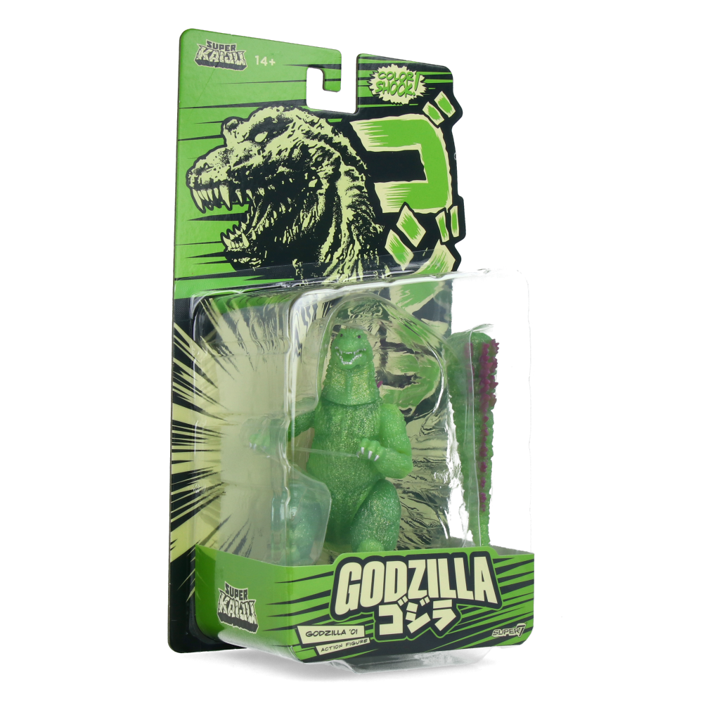 Godzilla 2002 (Color Shock, Clear Green Glitter with Metallic) - Toho Super Kaiju