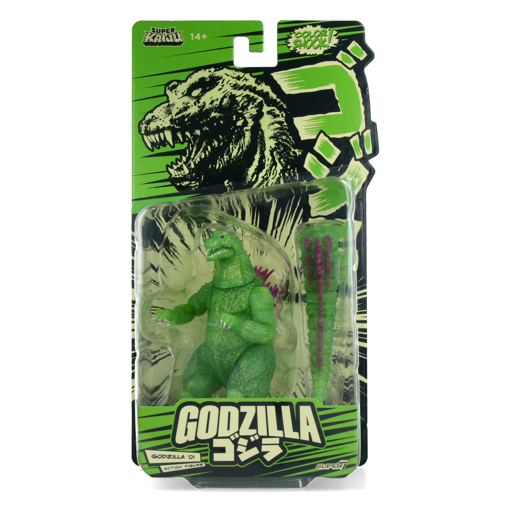 Godzilla 2002 (Color Shock, Clear Green Glitter with Metallic) - Toho Super Kaiju