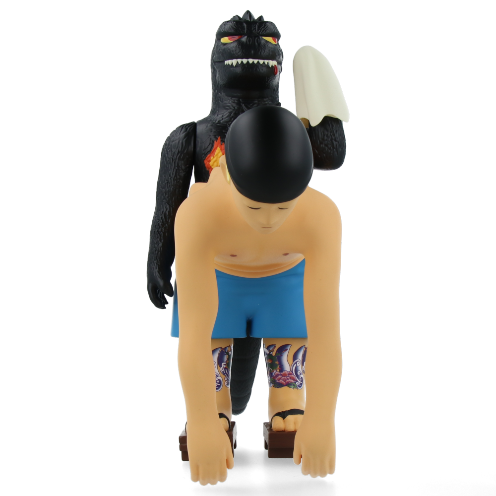 The Dark Gojiji by Black Seed Toys x Tokusatsu Vinyl