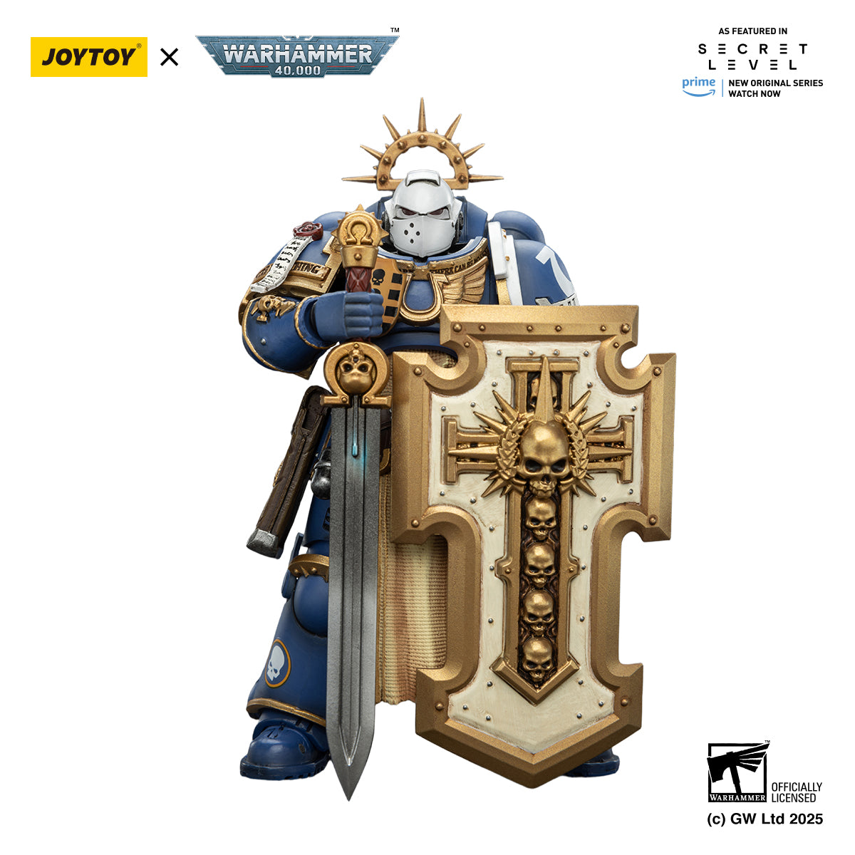 Ultramarines
Levantus
with Power Sword, Stormshield and Bolt Pistol