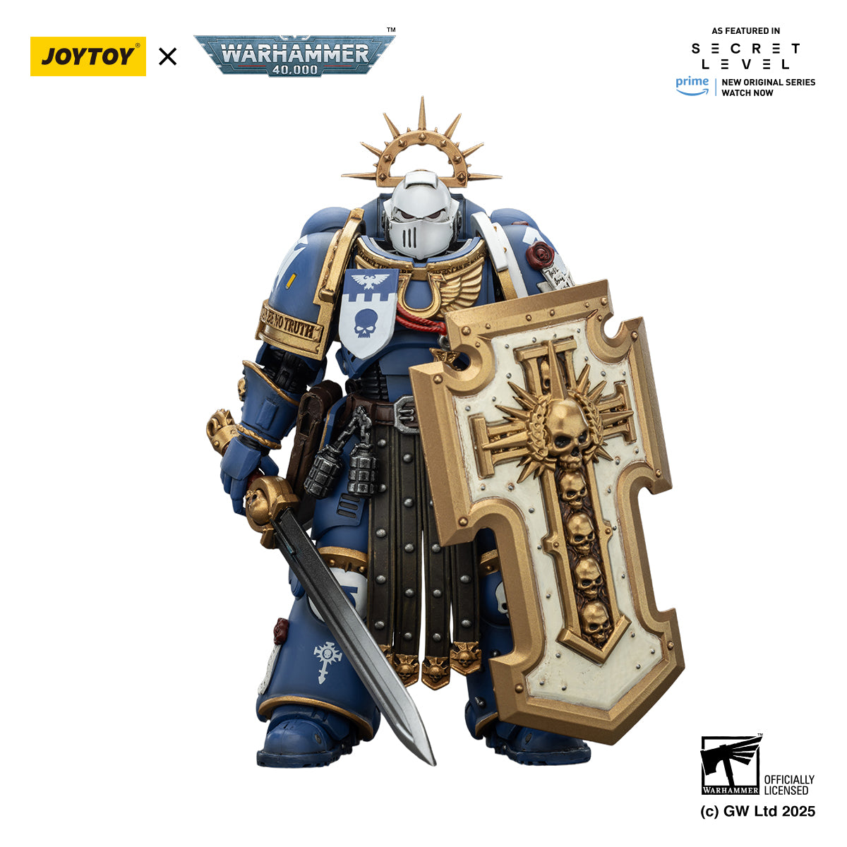 Ultramarines
Torvald
with Power Sword, Stormshield and Bolt Pistol