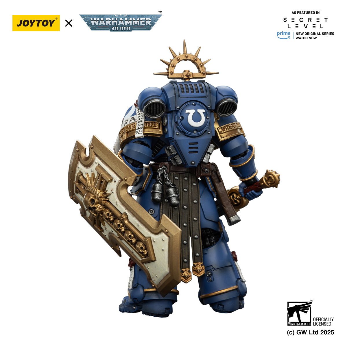 Ultramarines
Torvald
with Power Sword, Stormshield and Bolt Pistol