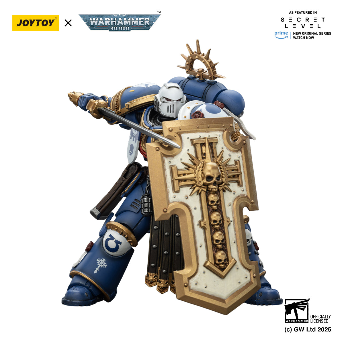 Ultramarines
Torvald
with Power Sword, Stormshield and Bolt Pistol