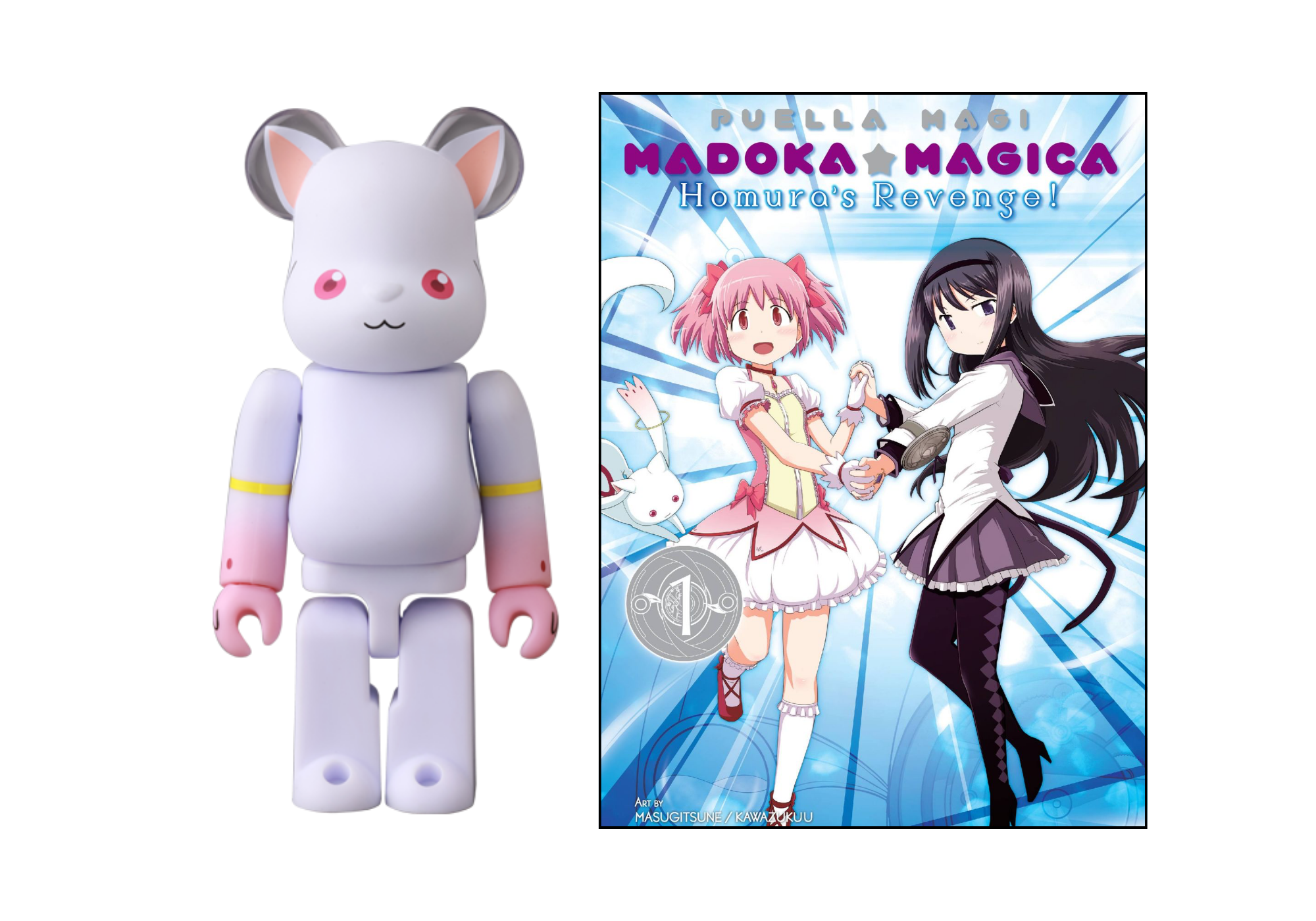 Medicom Toy, Bearbrick Series 51 - Artist, Puella Magi Madoka Magica Kyubey