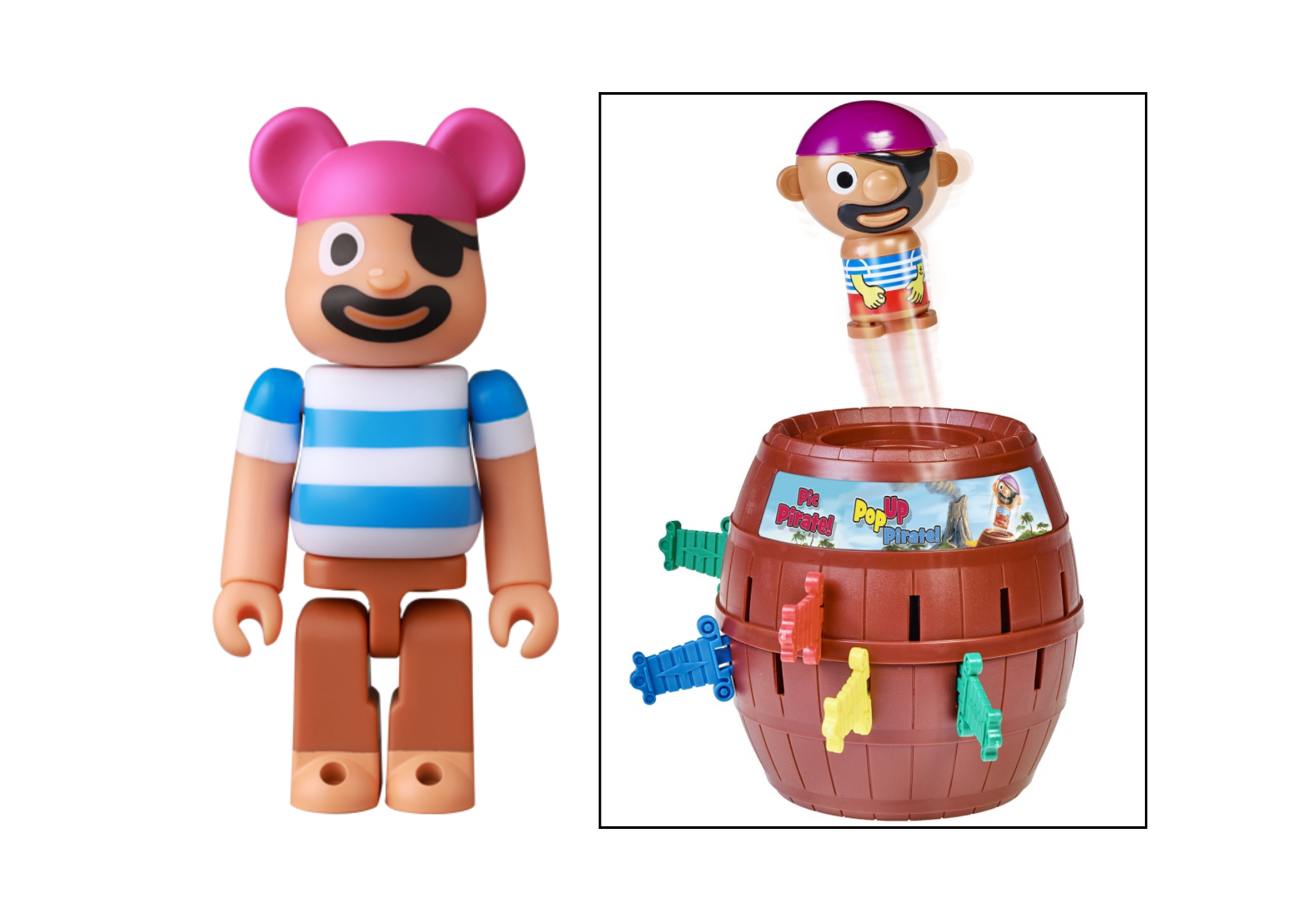 Medicom Toy, Bearbrick Series 51 - Artist, Kurohige Kiki Ippatsu