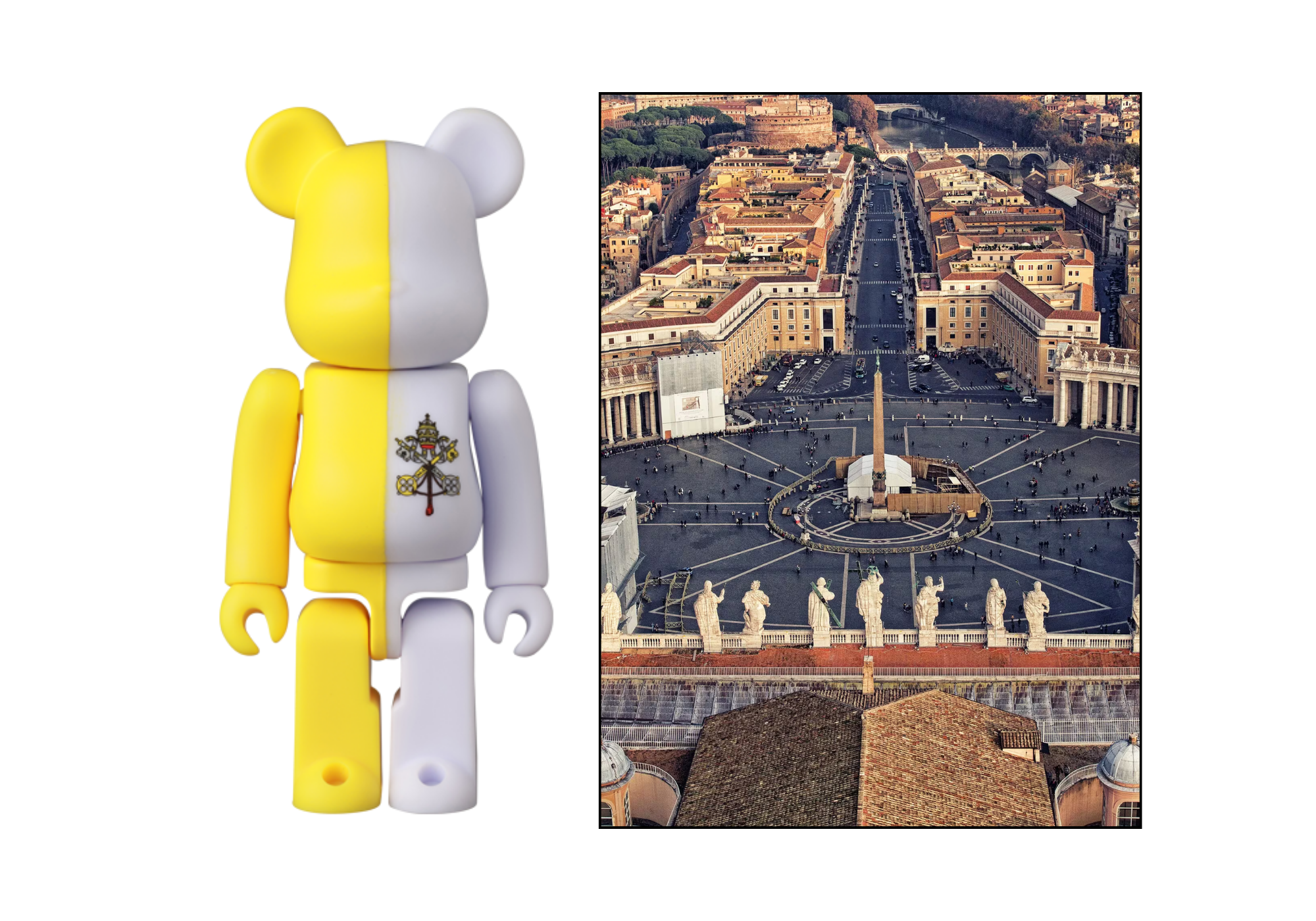Medicom Toy, Bearbrick Series 51 - Flag, Vatican