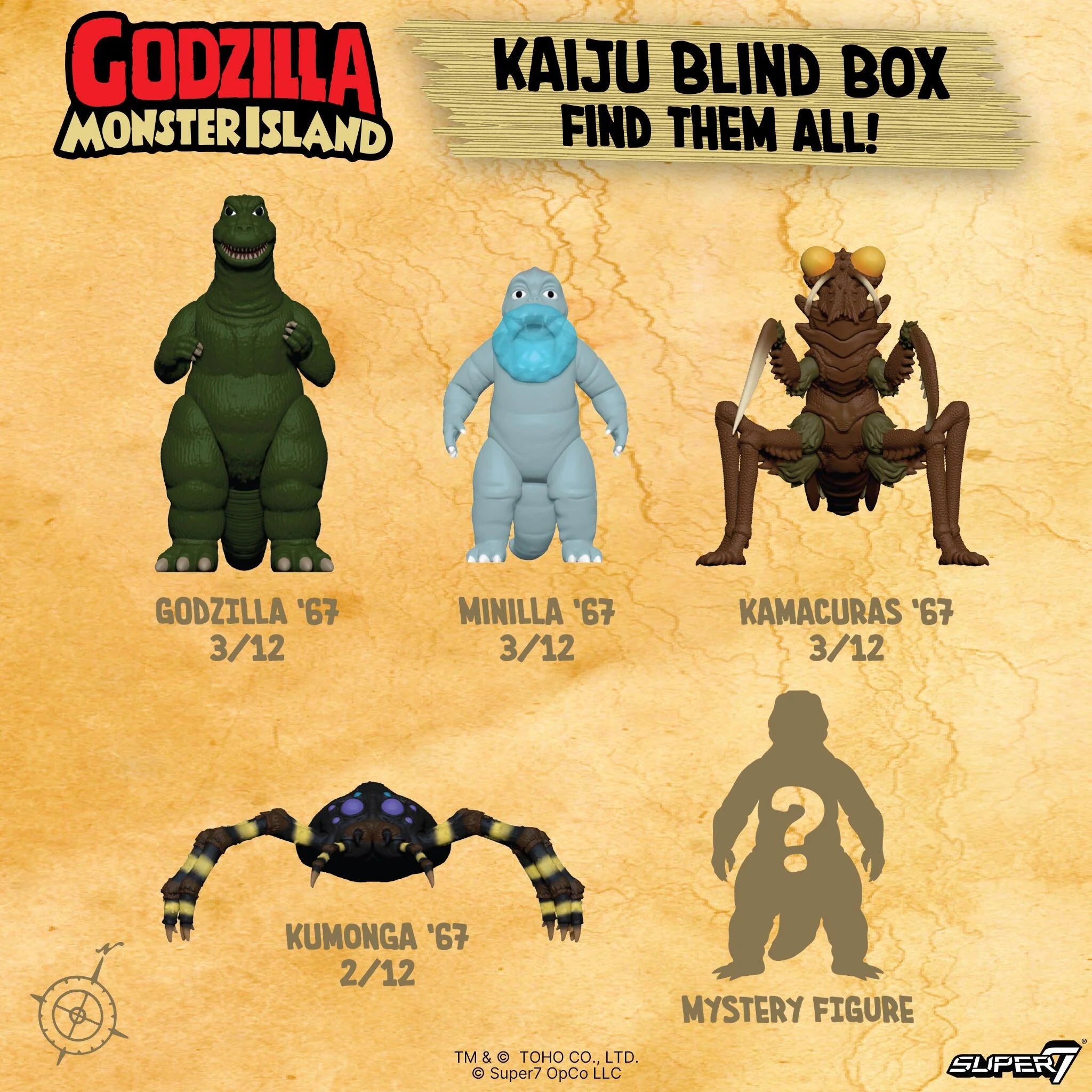 Showa Monster Island - Toho Blind Box Wave 13