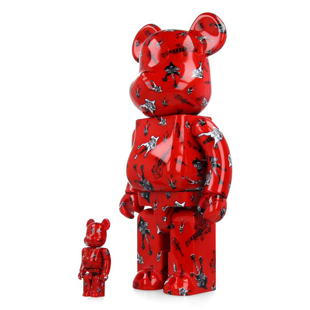 400% + 100% Bearbrick BUCK-TICK Hisashi Imai Red Ver. - Medicom Toy Figure