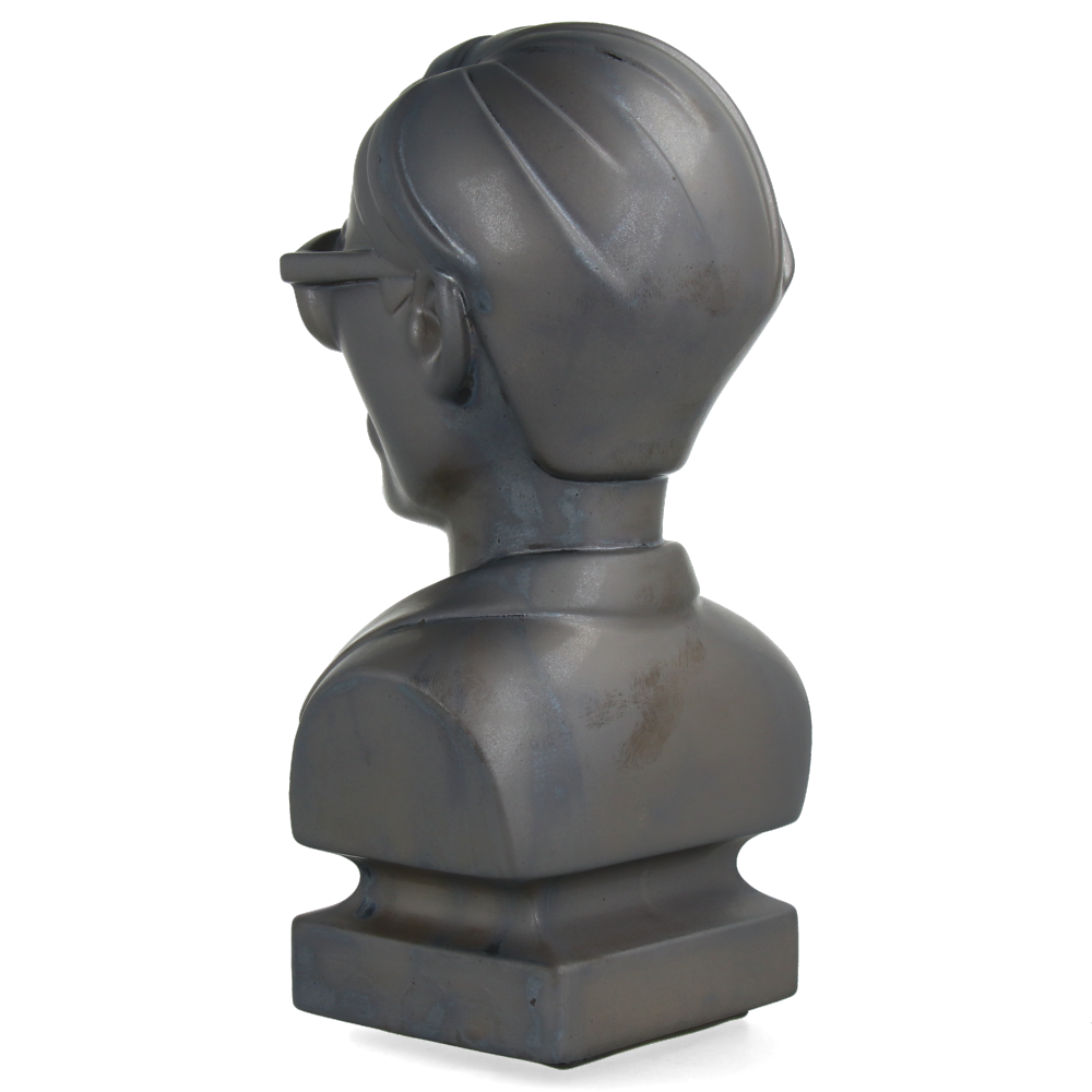 CERAMICK Andy Warhol Bust 60s ASH GOLD
