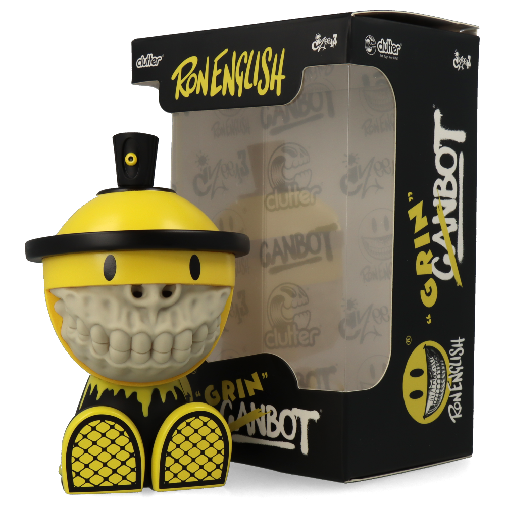 Grinbot Og Yellow - Ron English x Czee13