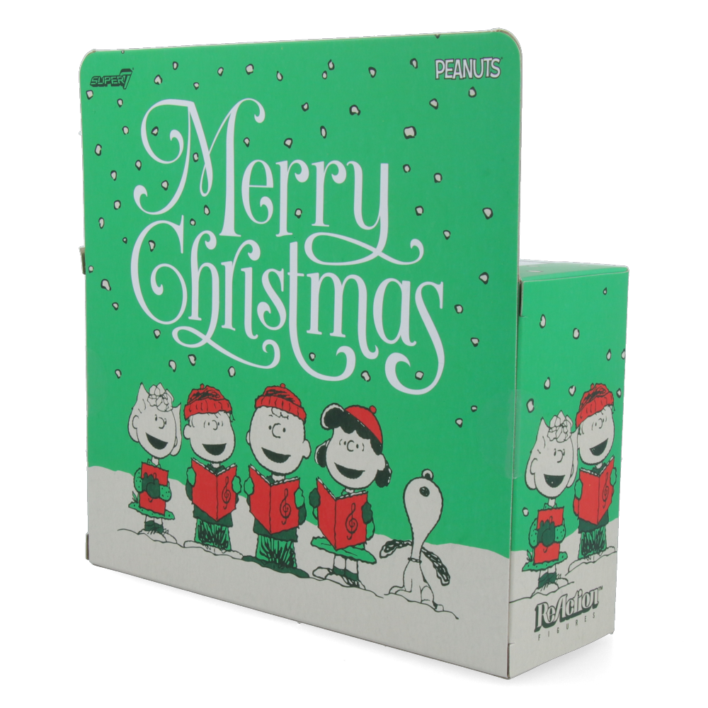 Charlie Brown and Snoopy (Caroling) - ReAction Figures Holiday Box Set