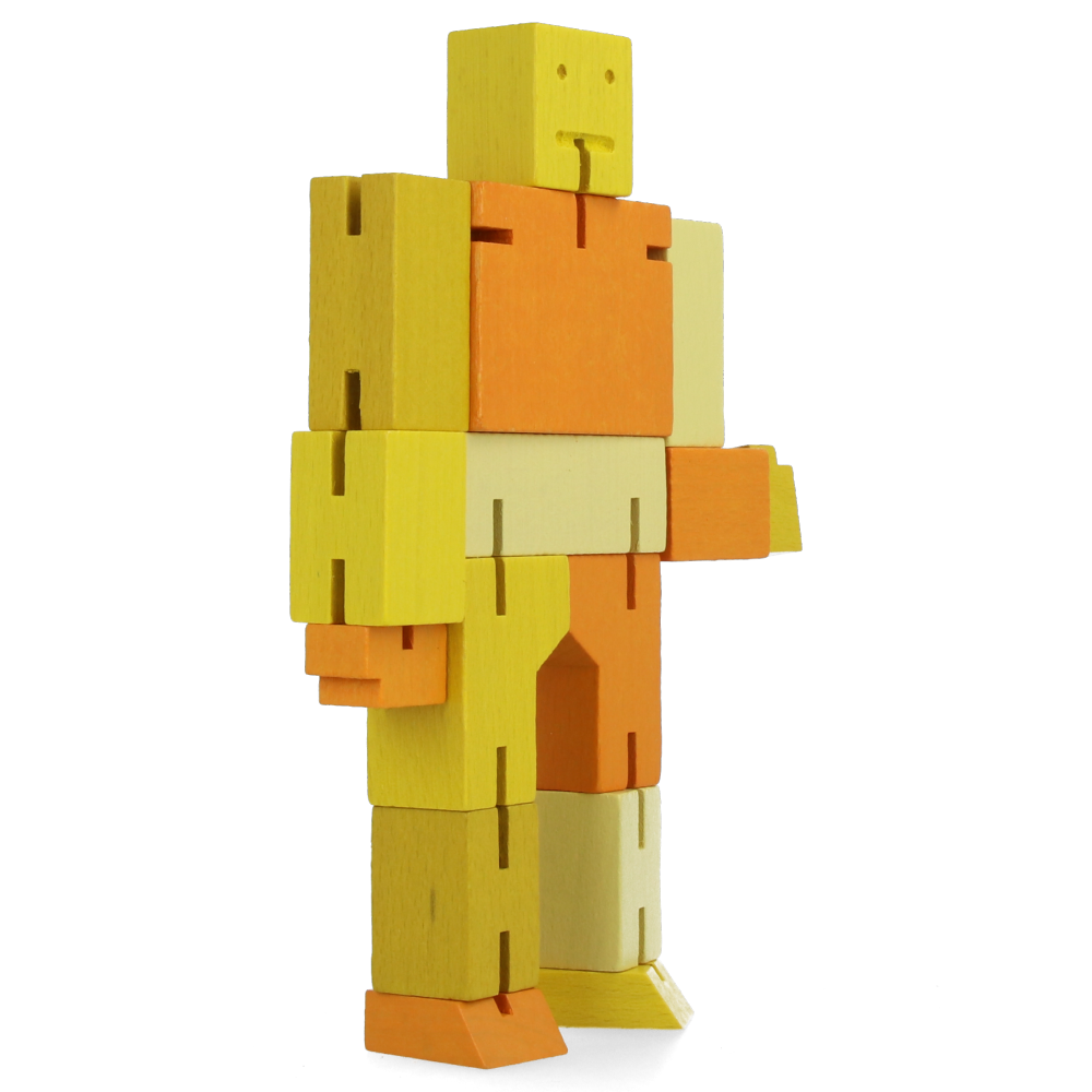 Cubebot - Small - Yellow Multi