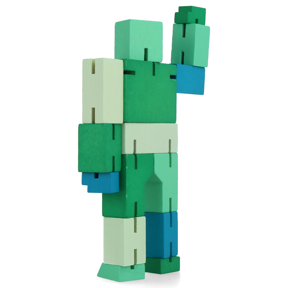 Cubebot - Small - Green Multi