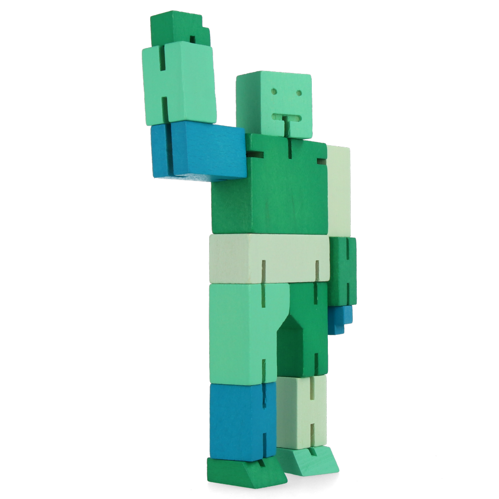Cubebot - Small - Green Multi
