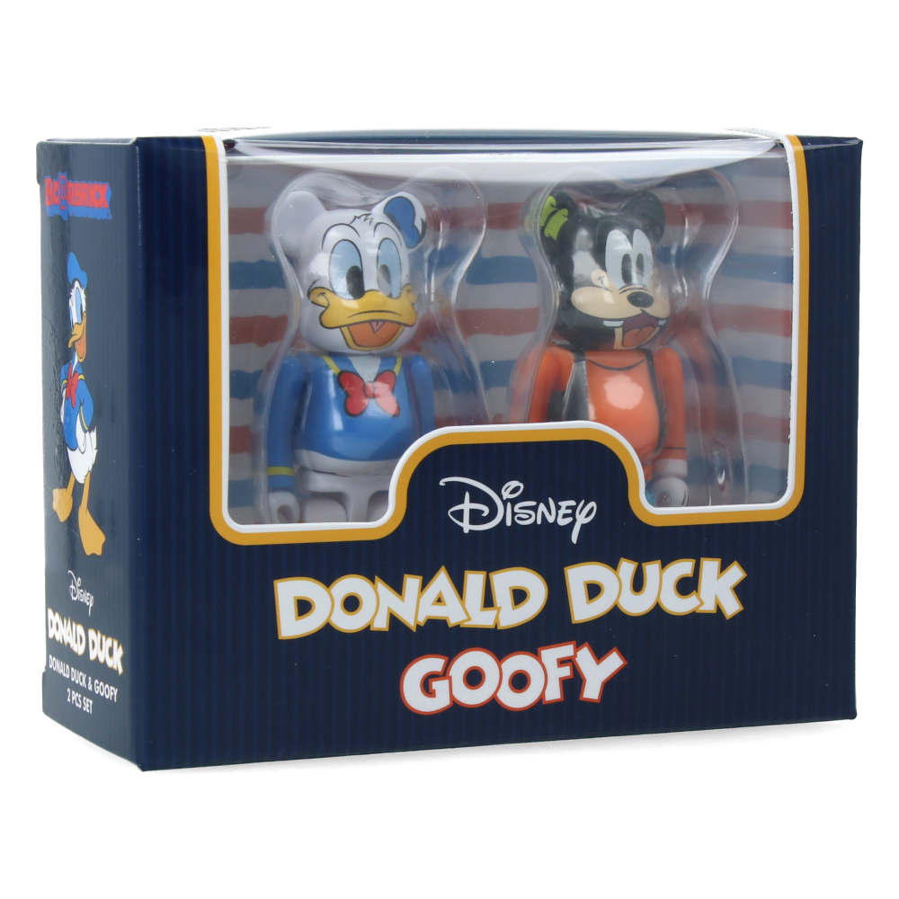 100% Bearbrick Donald Duck et Dinguo (2pcs set)