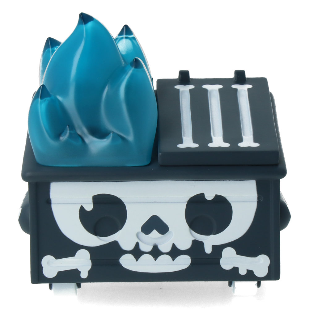 Skull Graffiti Dumpster Fire Vinyl Figure