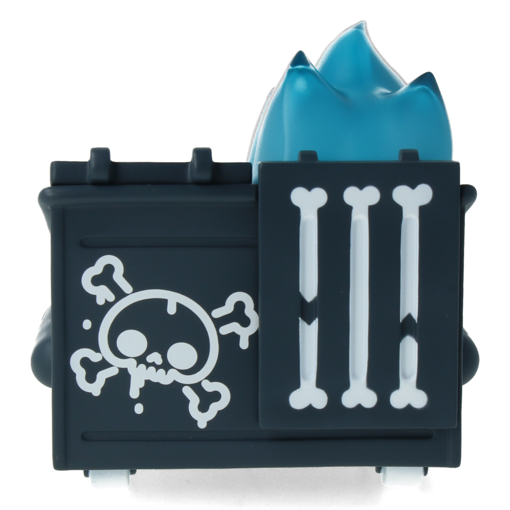 Skull Graffiti Dumpster Fire Vinyl Figure