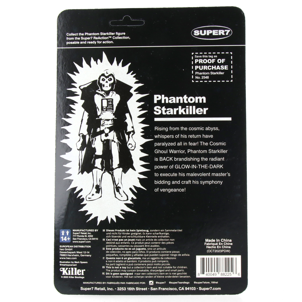 Phantom Starkiller (Monster Glow) - Phantom Starkiller ReAction Figures