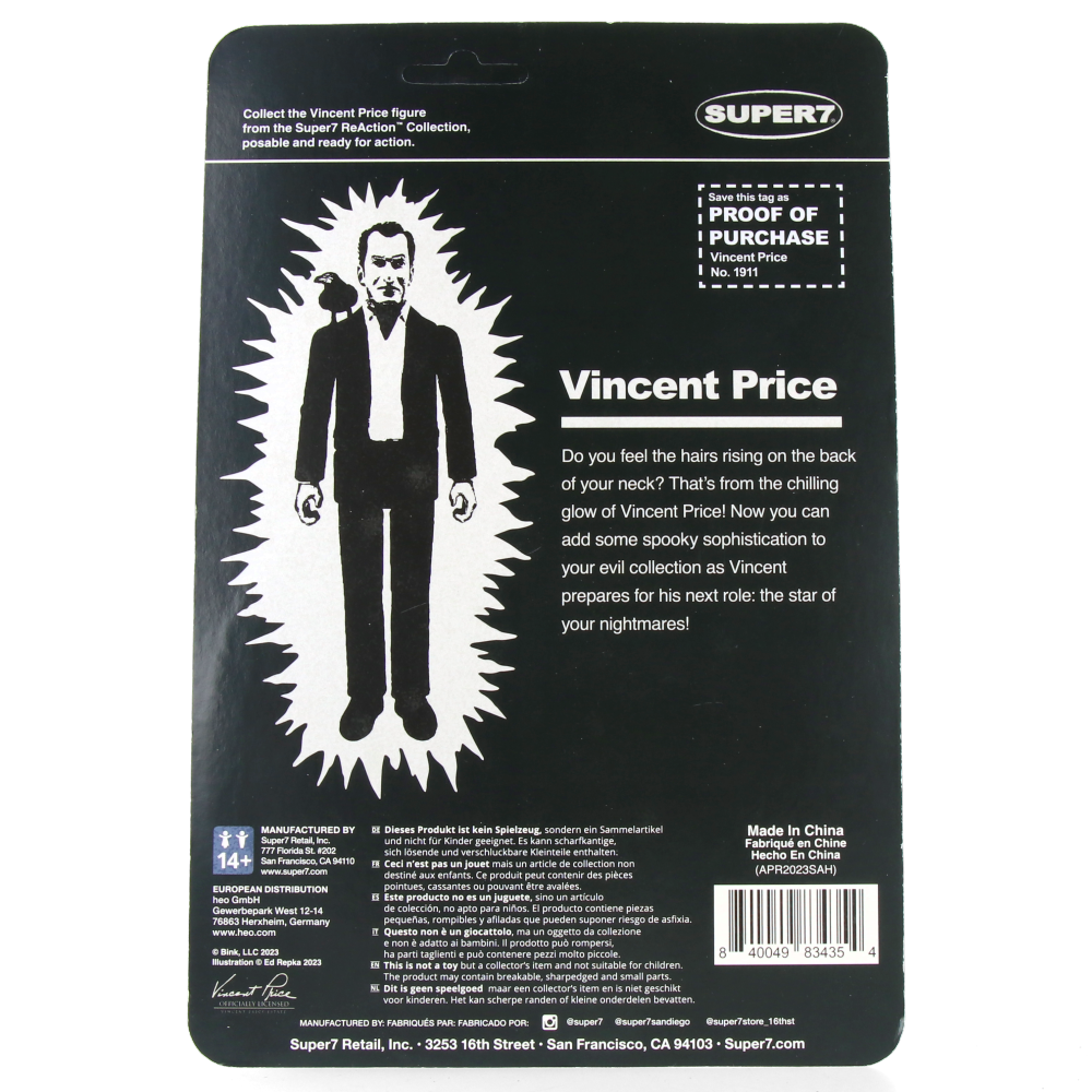 Vincent Price (Monster Glow) - Vincent Price ReAction Figures