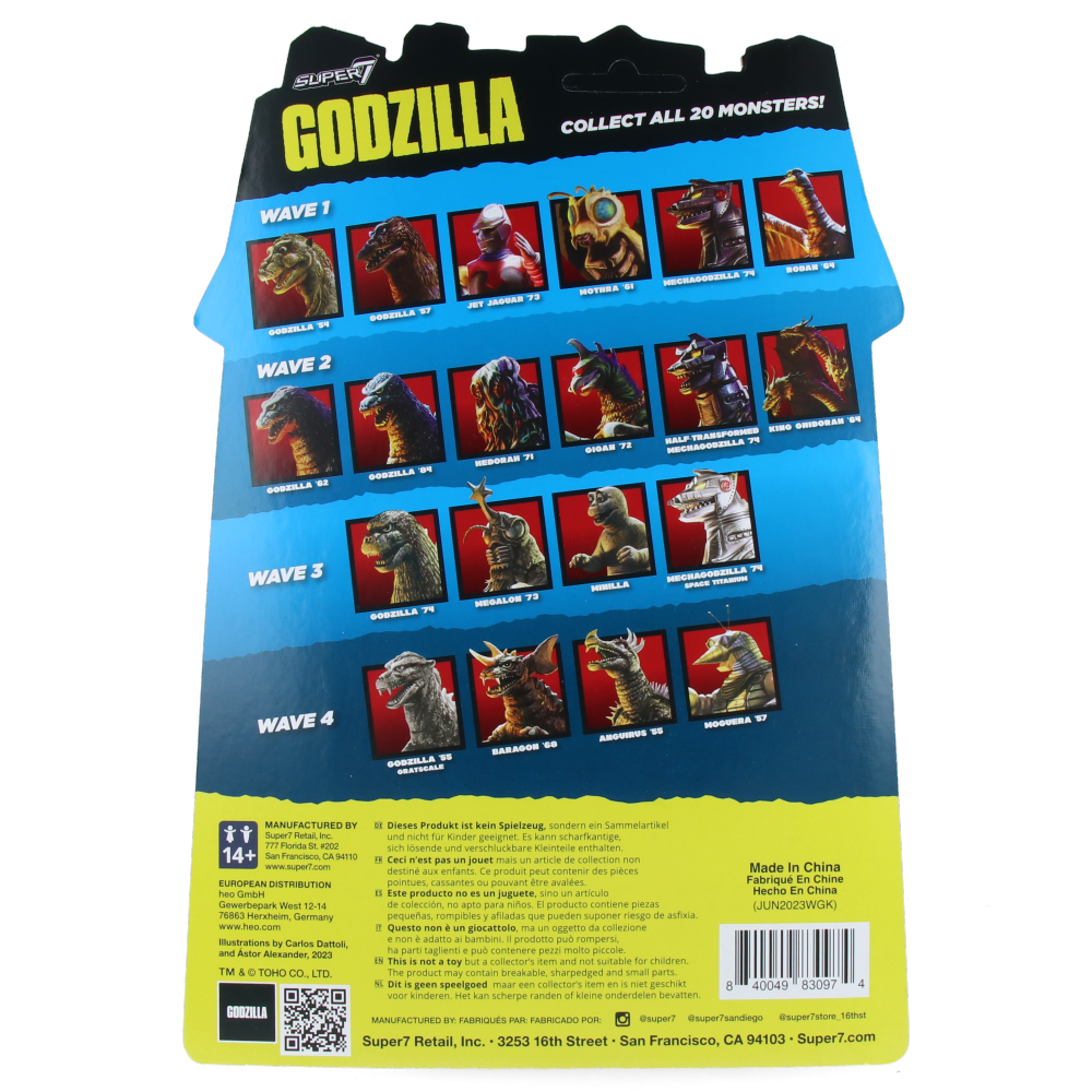 Godzilla '55 (Greyscale) - Toho ReAction Figures Wave 5