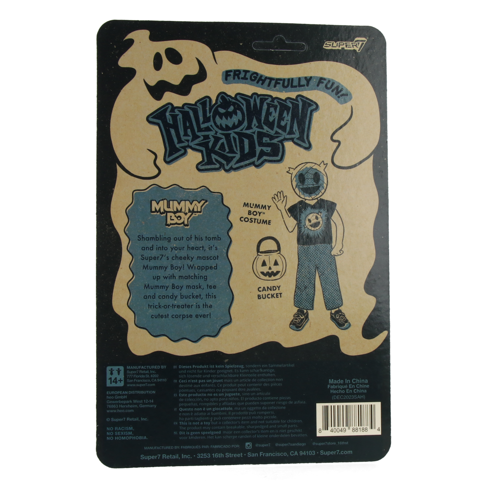 Mummy Boy (Super7 Graphic Tee) - Halloween Kids ReAction Figures