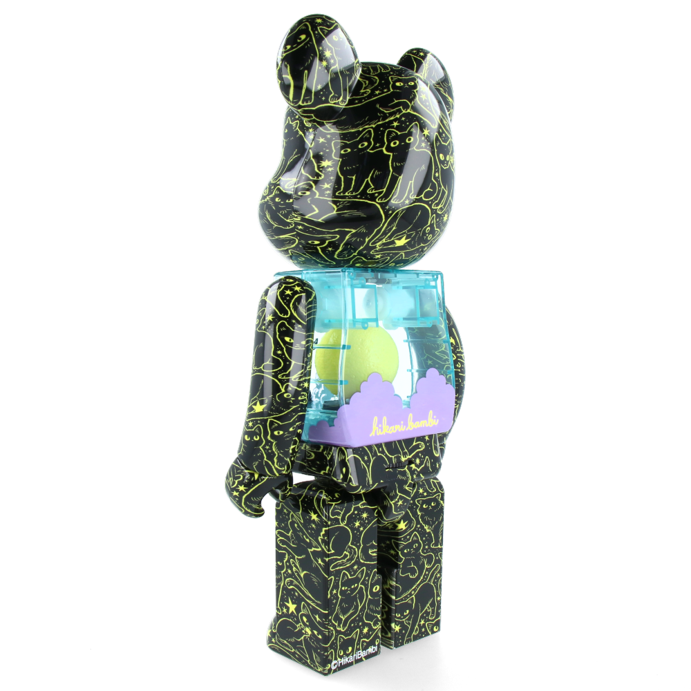 400% Bearbrick Cat in the Night Sky - Hikari Bambi