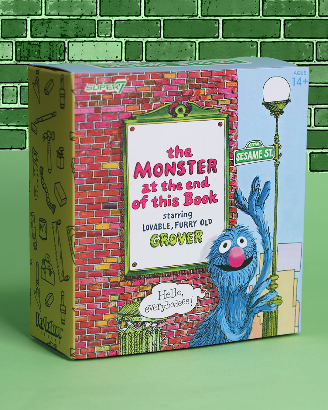 Grover (Monster At The End of This Book) - Sesame Street ReAction Figures