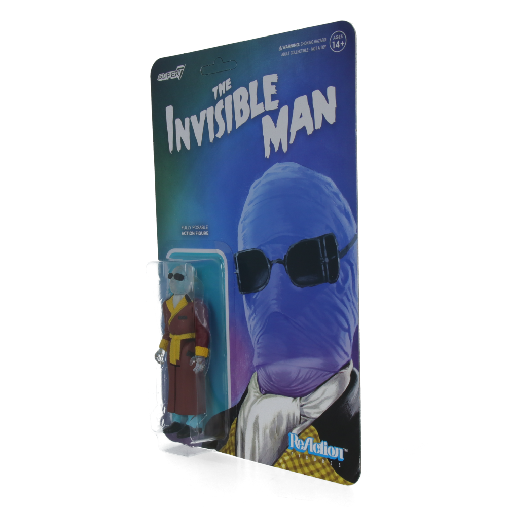 The Invisible Man (Clear) - Universal Monsters ReAction Figures