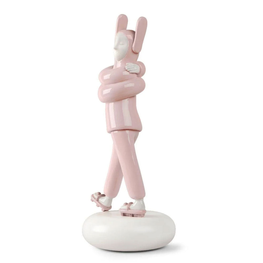 Umarmte Skulptur (Pink) - Jaime Hayon