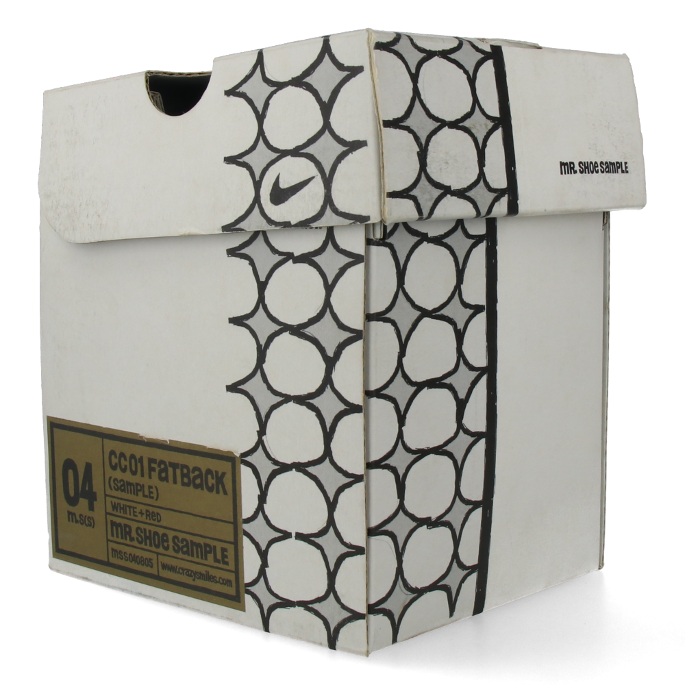 Mr. Shoe FatBack x Nike x Michael Lau (White and Red)