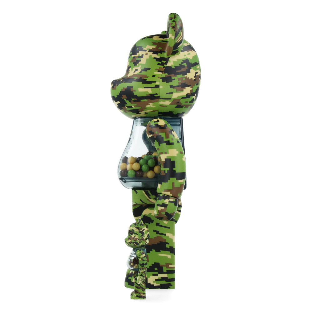 400% + 100% Bearbrick My First Baby Digital Camo