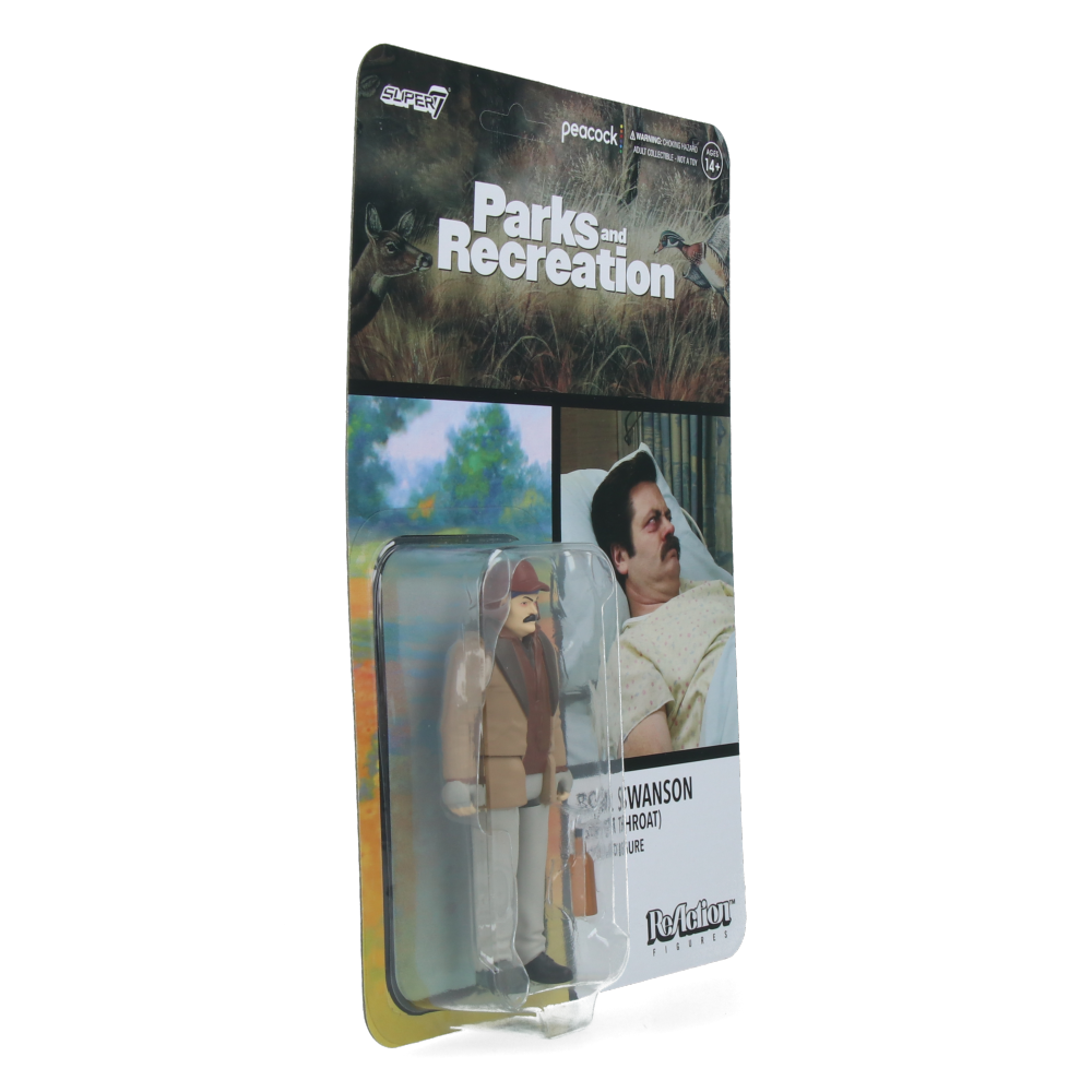 Ron Swanson (Strep Throat) - Parks and Recreation ReAction Figures Wave 4