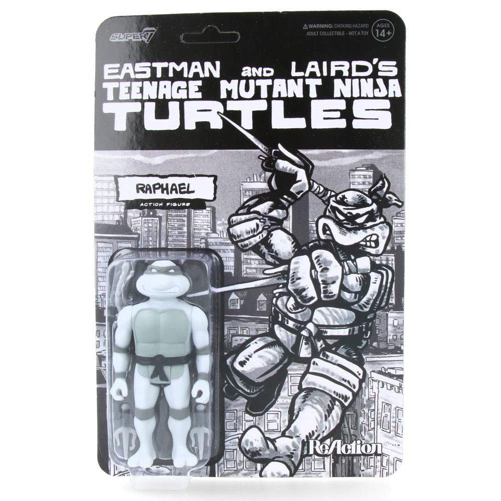 Raphael (Comic Greyscale) - Teenage Mutant Ninja Turtles - ReAction Figures Wave 9