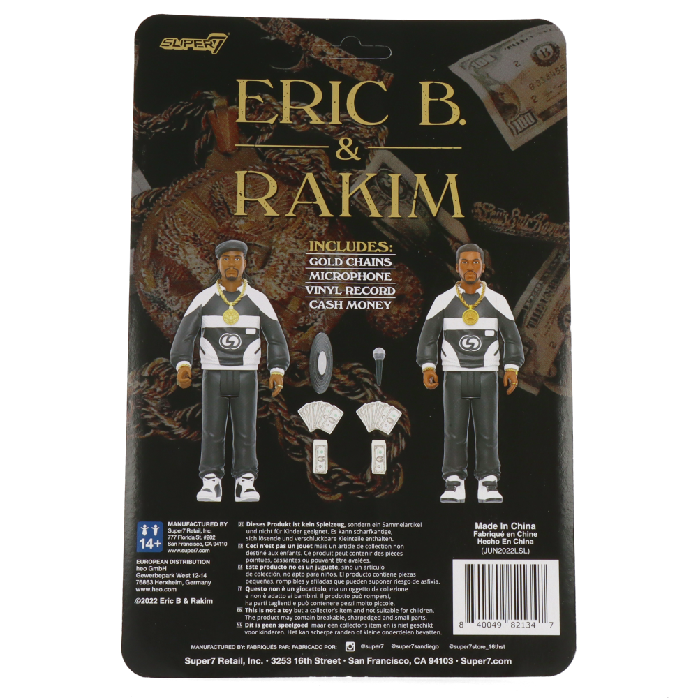 Eric B & Rakim - Paid in Full 2 Pack - ReAction Figures