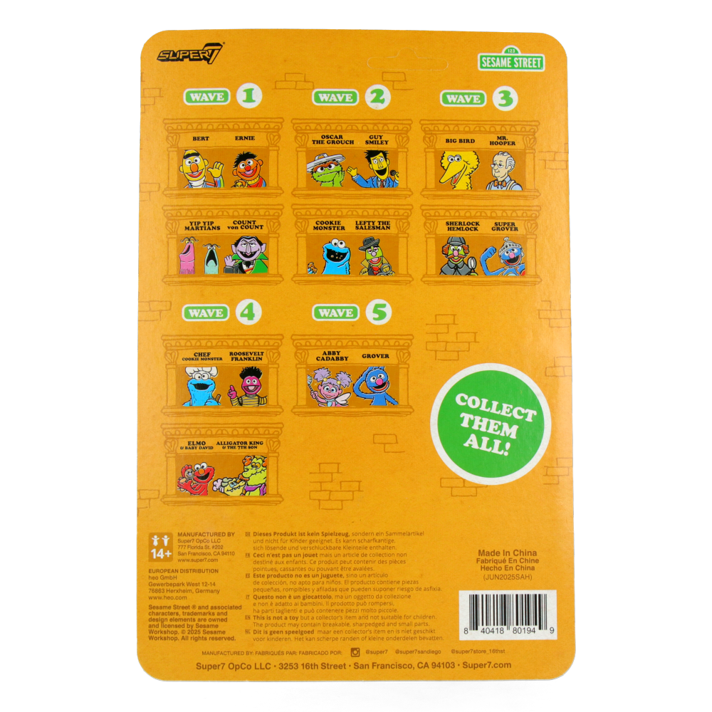 Sesame Street ReAction Figures Wave 5 - Grover