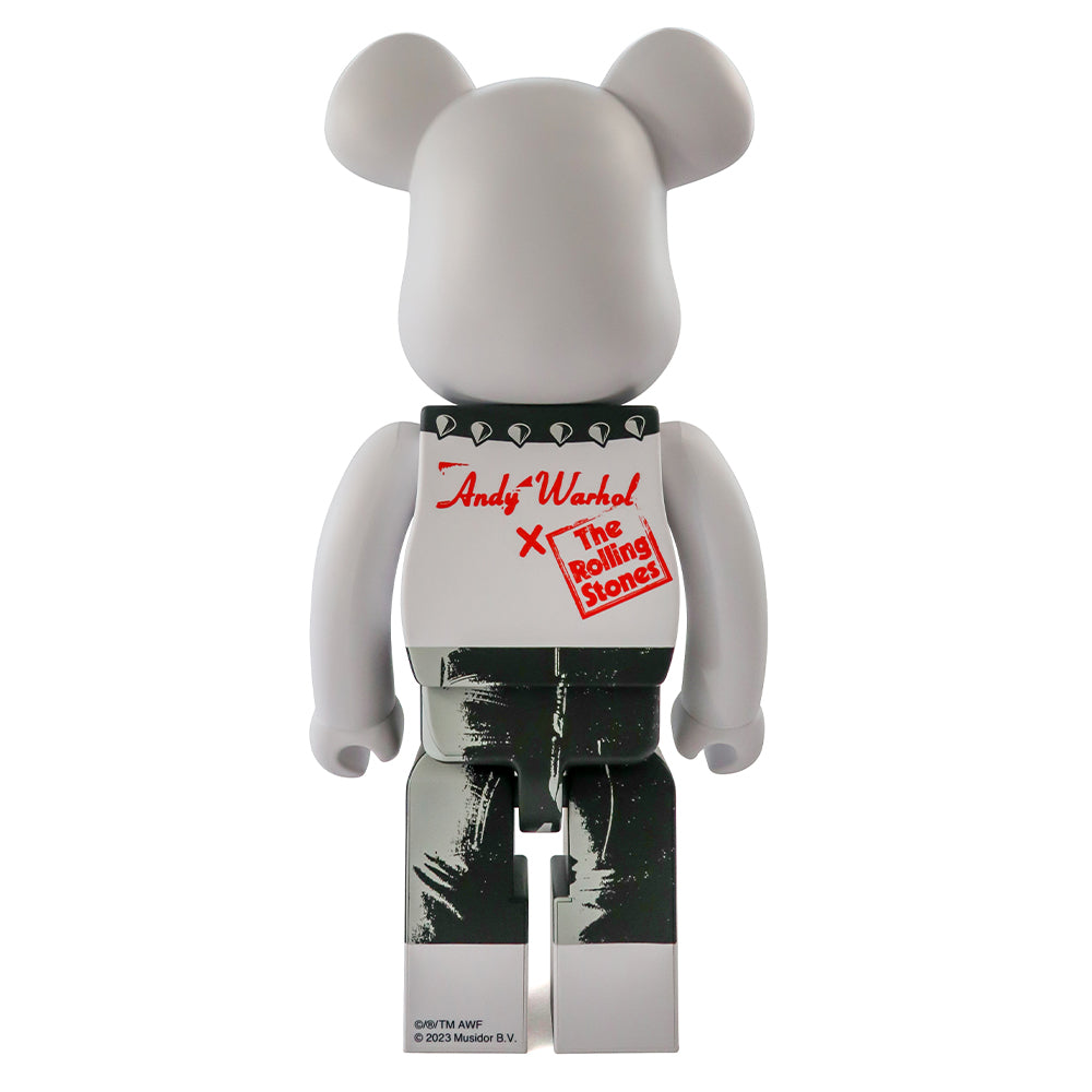 1000% Bearbrick x Andy Warhol x The Rolling Stones (Sticky Fingers)